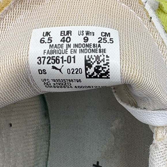 Puma Womens Sneakers - White, Yellow, and Gray - Picture 8 of 8